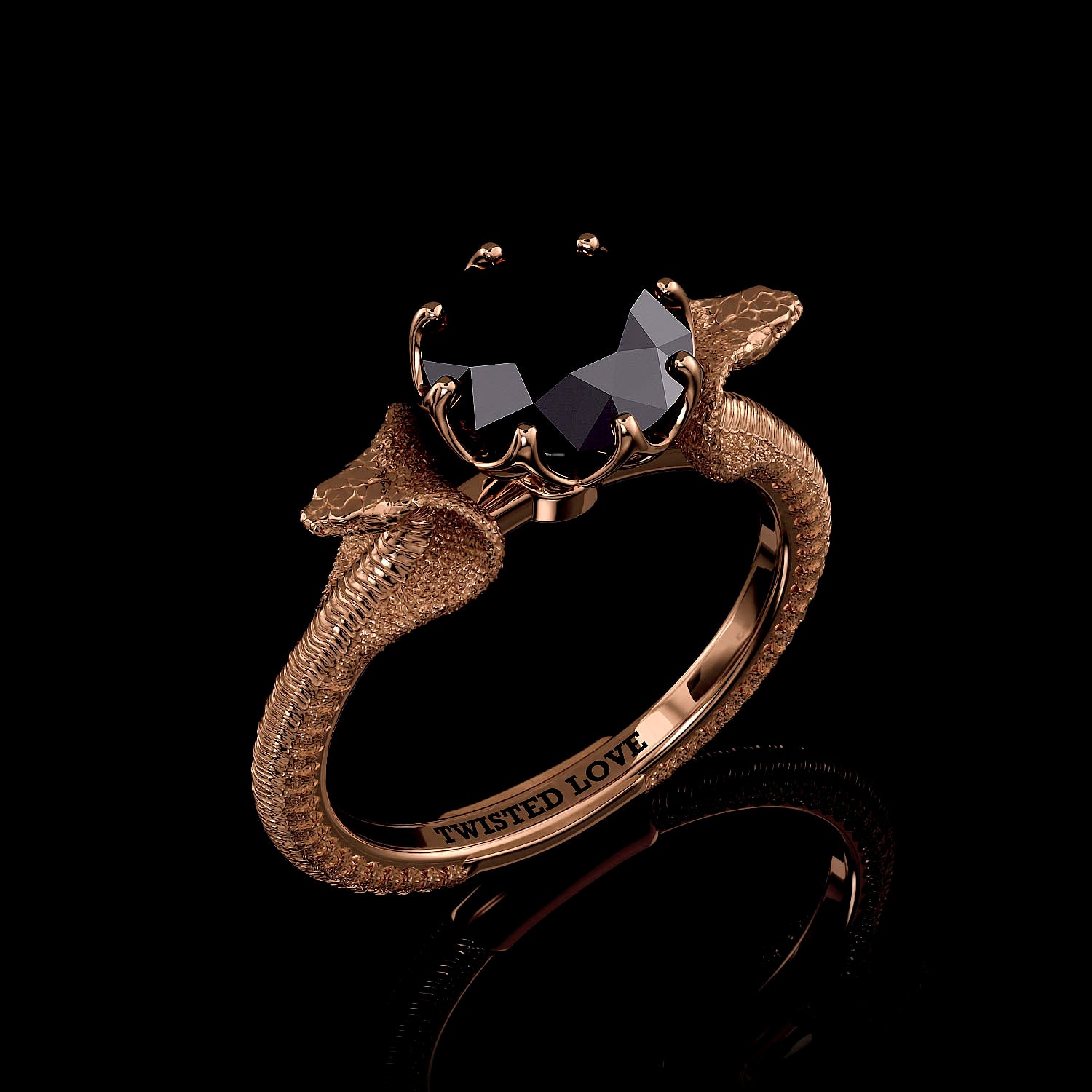 Cobra Ring - 2 Carat