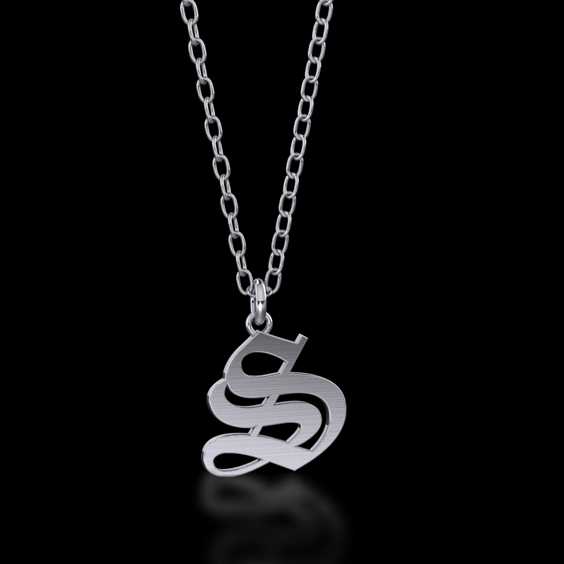 Gothic Letter Necklace – Twisted Love Jewelry Works NYC