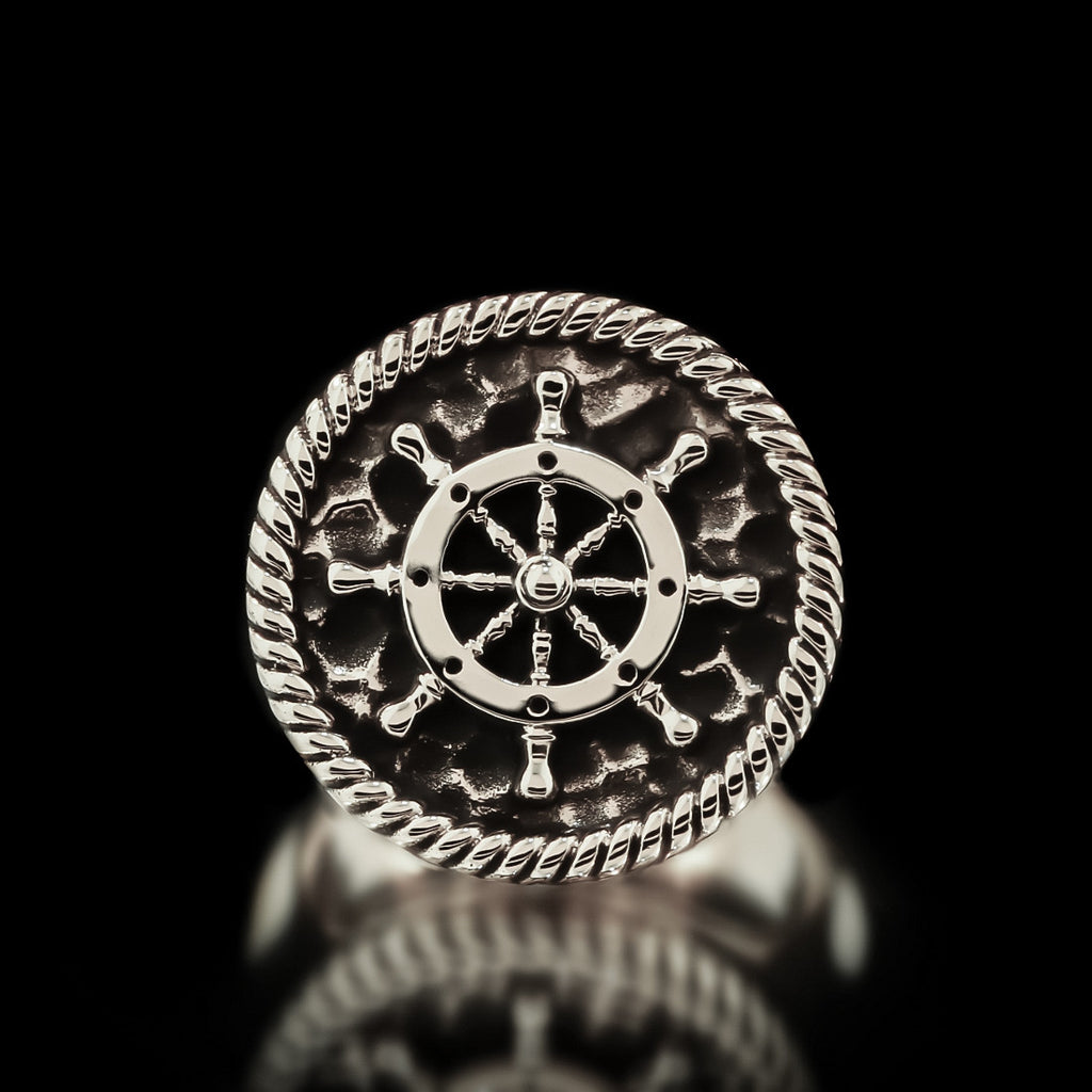 Boat Wheel Ring - Sterling Silver – Twisted Love Jewelry Works NYC