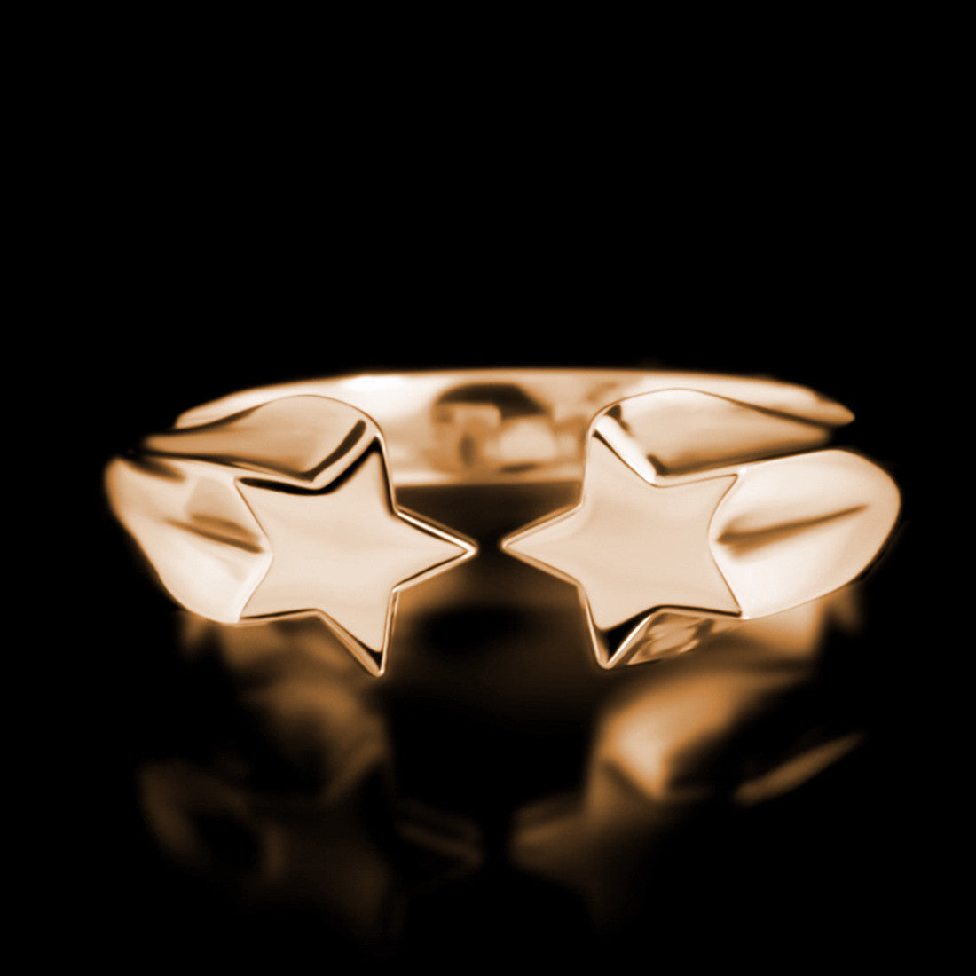 Shooting Star Ring - Brass - Twisted Love NYC