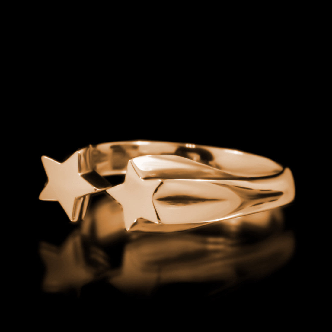 Shooting Star Ring - Brass - Twisted Love NYC