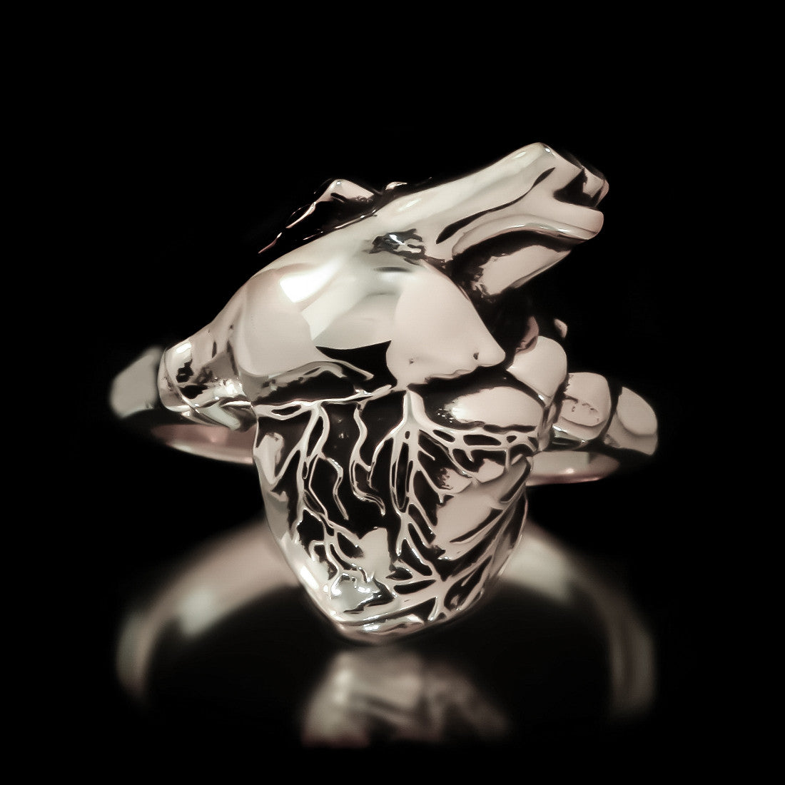 Anatomical on sale heart ring