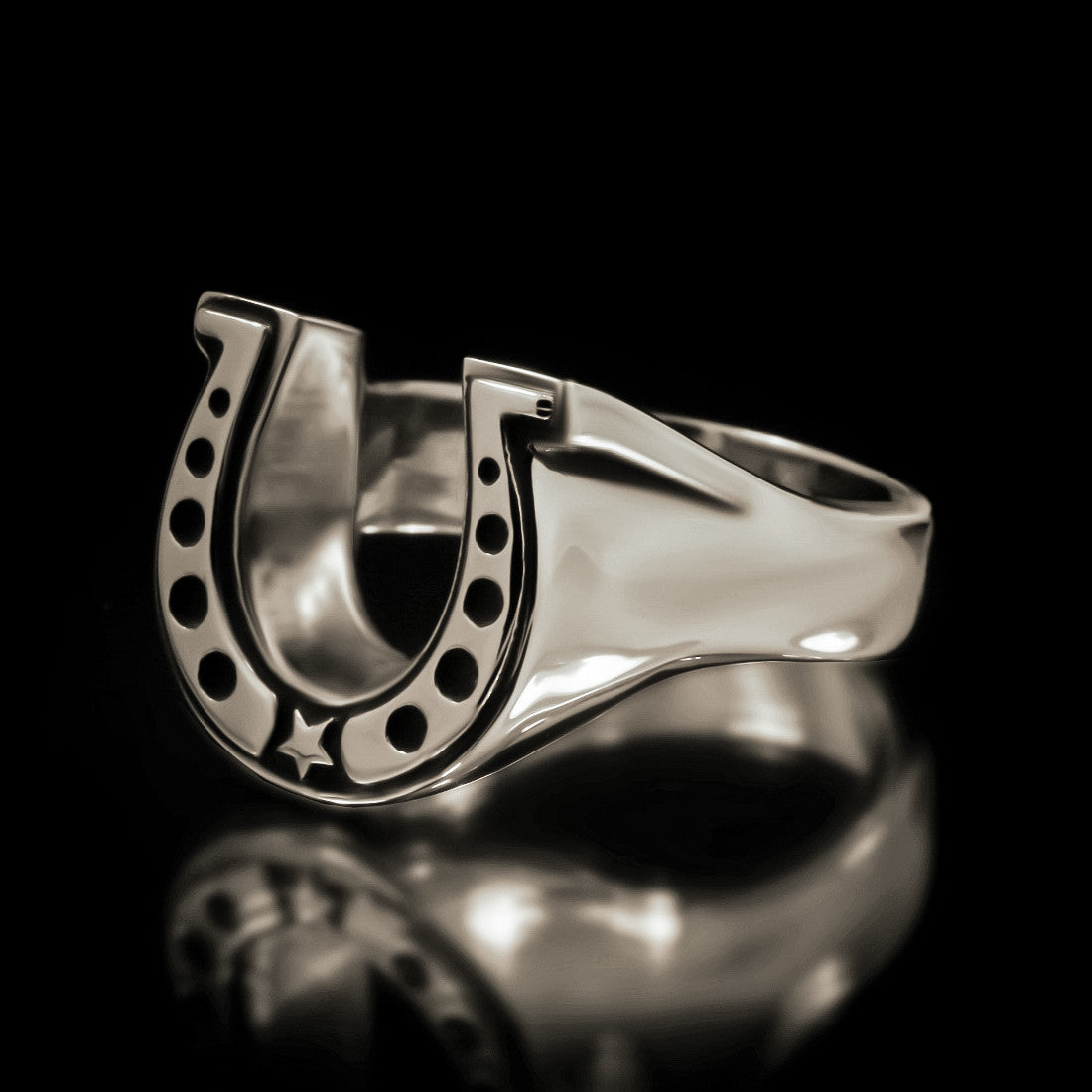 Horseshoe Ring - Sterling Silver