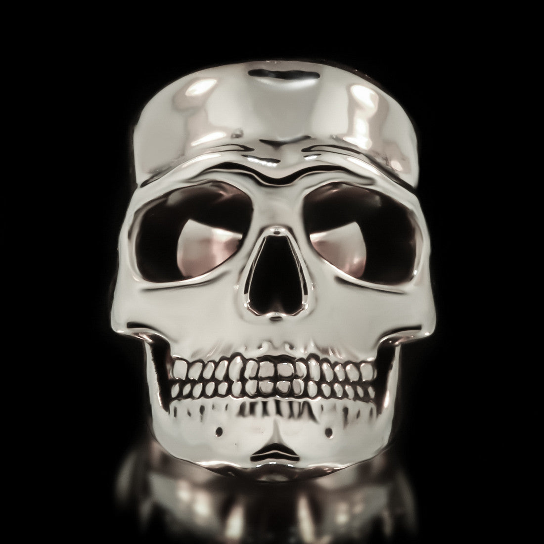 Misfit Skull Ring - Sterling Silver